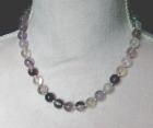 Edelsteincollier mit den Fluorith
