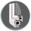 Neue PVC Fenster OVLO System- günstiger Preis! 6-Kammer-Profil, Einbautiefe 80 m