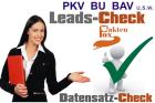 Leads-Check, Datensatz-Check : Angaben prüfen + ergänzen. BU-Leads, PKV-Leads