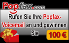 Voicemail-Wettbewerb für den Popfax Kunden