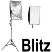 Studioset Profi Stativ Energielampe Softbox 50x70cm