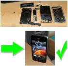 IPhone 4 / 4S Display LCD Glas Reparatur Vorne