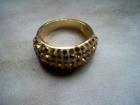 Neu! Damen Edelstahl Ring mit Swarovski Steine 17 mm