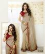 Bollywood Elegantes Luxus Sari mit Blusestoff