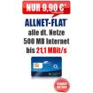 Allnet + 500 MB 9,90 Aktion